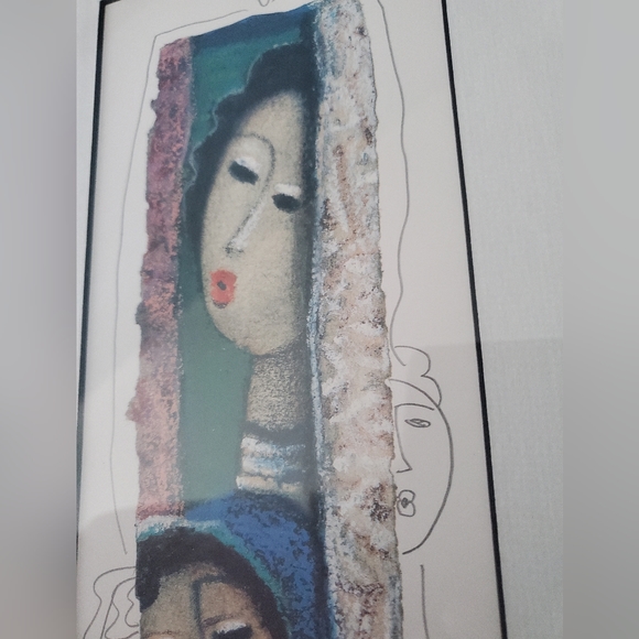 : Long Looi Lee Limited Edition 31/325 hand embellished lithograph just sing - Picture 12 of 16